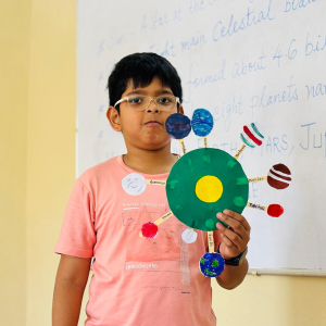 Campers learning cooking and nutrition at SVPS
